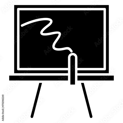 Chalkboard Glyph Icon