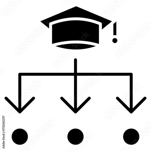 Pedagogy Glyph Icon
