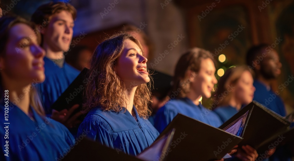 Obraz premium A Captivating Choir Performance