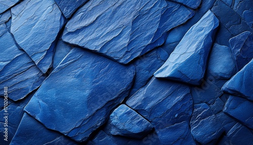 Wallpaper Mural deep blue slate texture background closeup Torontodigital.ca