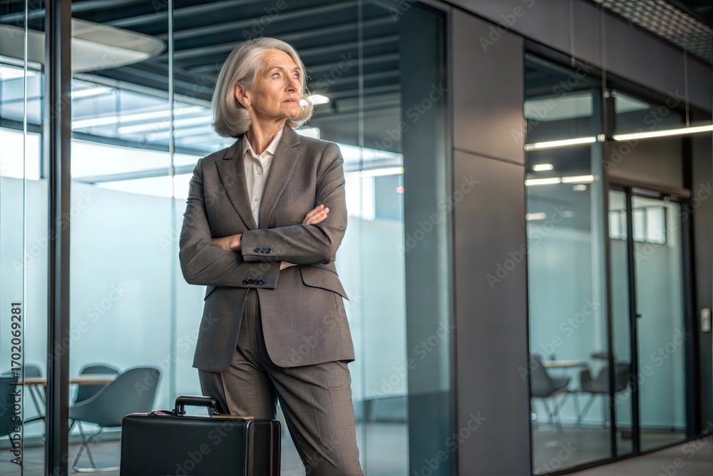 Fototapeta premium Confident Senior Businesswoman 