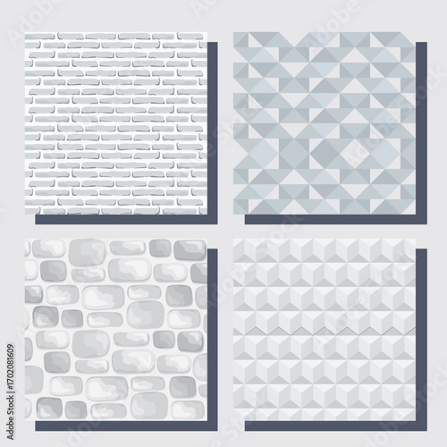 Seamless Abstract Pattern Set | Modern Geometric & Floral Textures for Graphic Design, Branding & Digital Projects