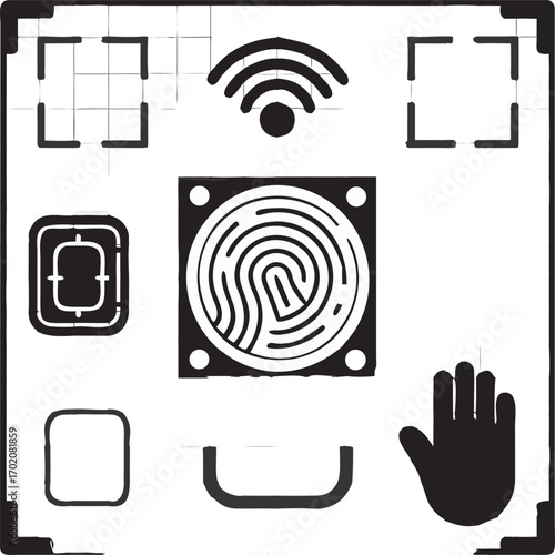 hand print icon