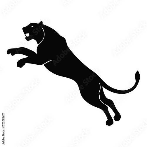 black panther silhouette