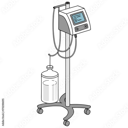 IV Drip Machine for Medical Care: A Modern Infusion Solution for Hospitals and Clinics Requiring Intravenous Therapy, Healthcare Equipment