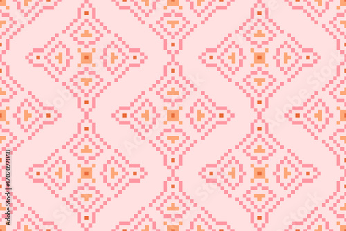 seamless pixel pattern, seamless pattern illustration.