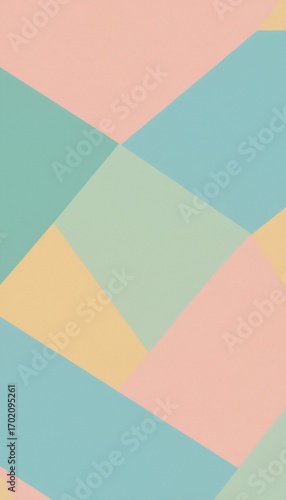 Seamless Abstract Geometric Squares Pattern – Vintage Color Palette