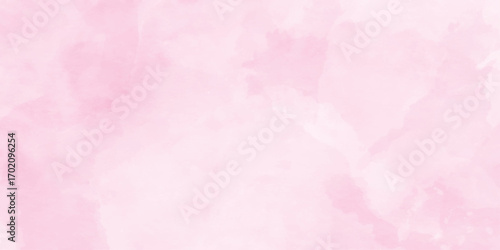pink paper texture, watercolor background with space for text or image, Soft pastel pink watercolour background painted on white paper texture, Soft smeared aquarelle painted magenta watercolor.