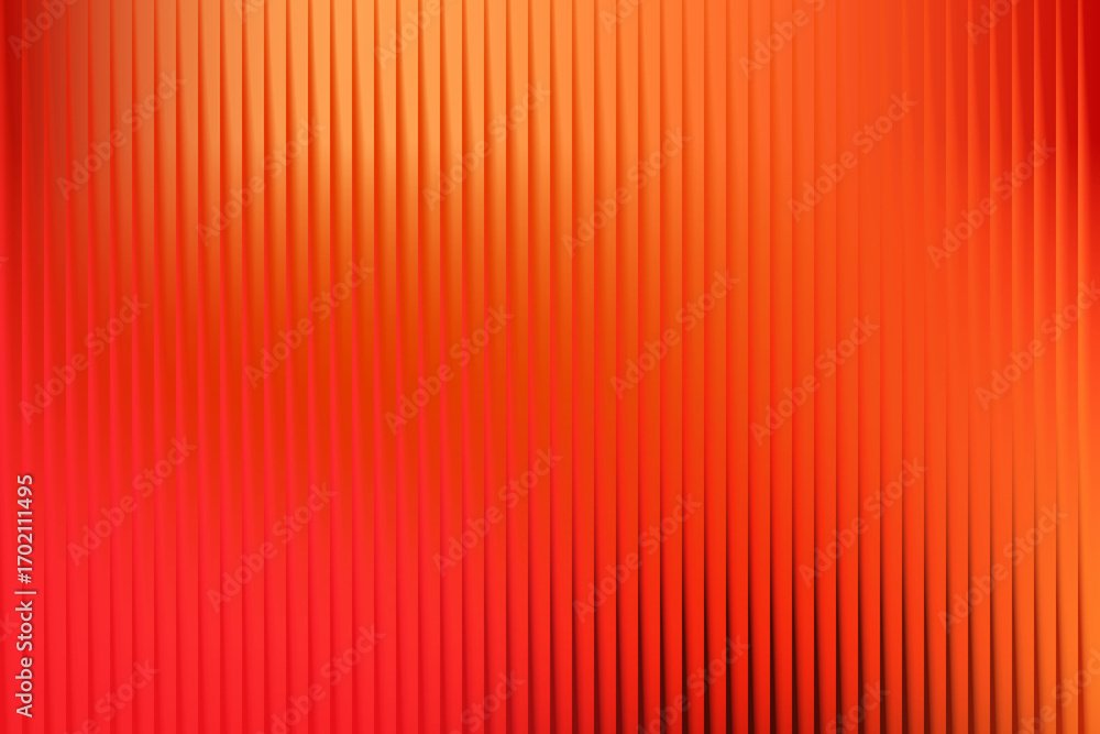 Fototapeta premium Abstract background with vertical lines in red and orange gradient