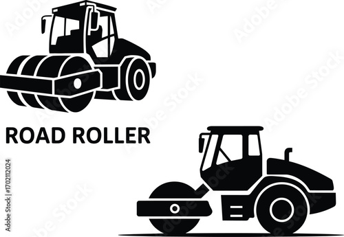 Road Roller Vector Icon