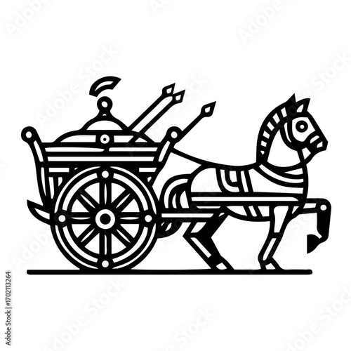 Ancient Indian War Chariot