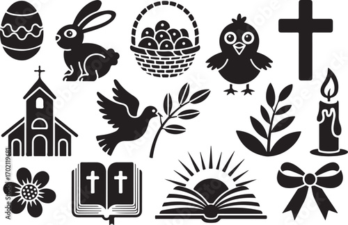 Celebrate Easter with this charming vector design