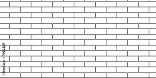 white brick wall texture and solid bricks seamless pattern background.	