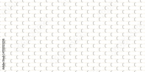 white brick wall texture and solid bricks seamless pattern background.	