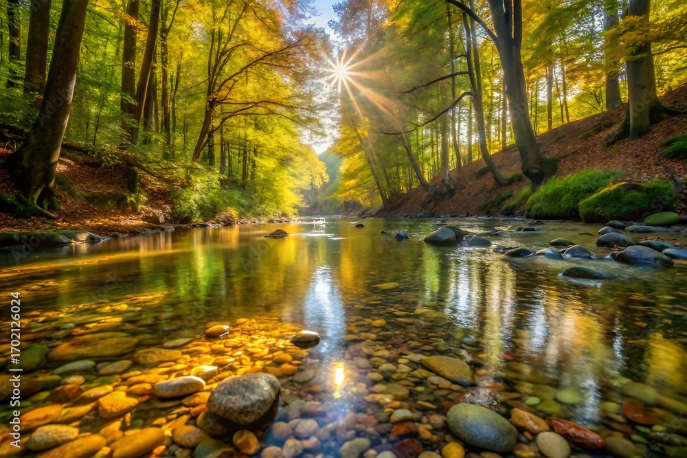 Obraz premium Japanese still life with fan, box, and cherry blossoms
