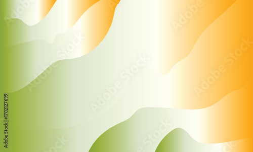 Abstract gradient background with green orange and white hues for dynamic design.