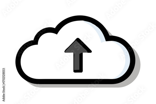 Cloud upload icon