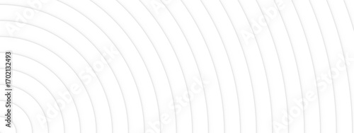 Clean minimalist concentric circles pattern on a bright white background representing abstract geometry and simple design elements.