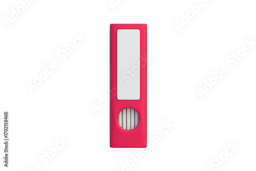 Free Download Office folder for documents with hardcover isolated on white background. Stationery supplies. Front view. 3d render - GFXLoad