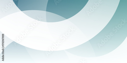 Green circle abstract line pattern presentation background. vector illustration.