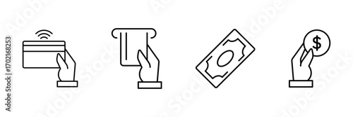 Secure data, healthcare protection, computer safety, payment security, shield defense, lock privacy, finance protection, digital safety, cyber protection icon vector illustration.