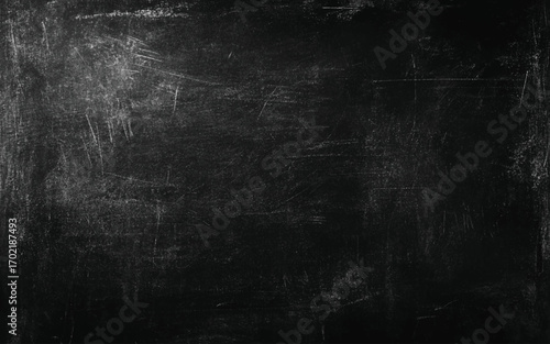 Blackboard Blank Background Abstract chalk rubbed Space for text. Concept education school.