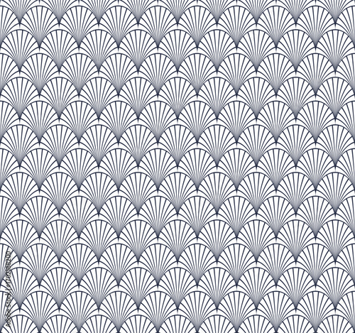 Pattern seamless circle abstract wave background gold luxury color and line. Japanese circle pattern