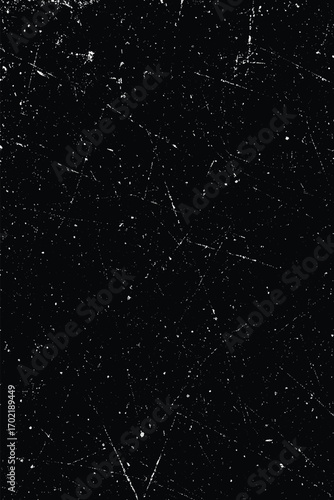 Black background with fine cracked surface texture, giving a vintage grunge and distressed dramatic effect.