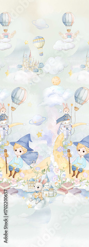 Assorted Magical Animal And Floral Patterned Decorative Paper Collection