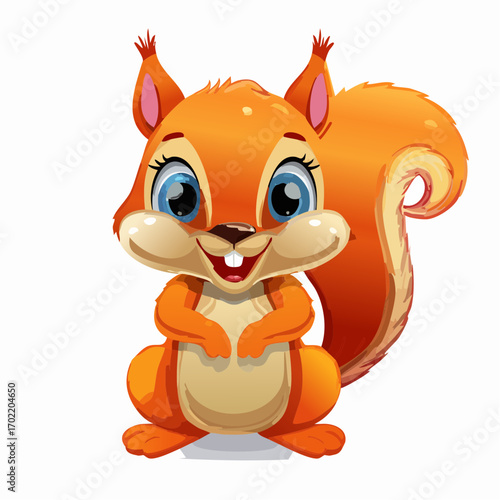 Niedliches Eichhörnchen