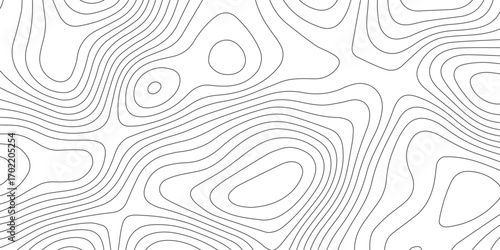Abstract contour lines map background showing elevation and gradient patterns for scientific and geographic analysis.