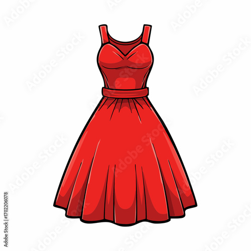 Rotes Kleid