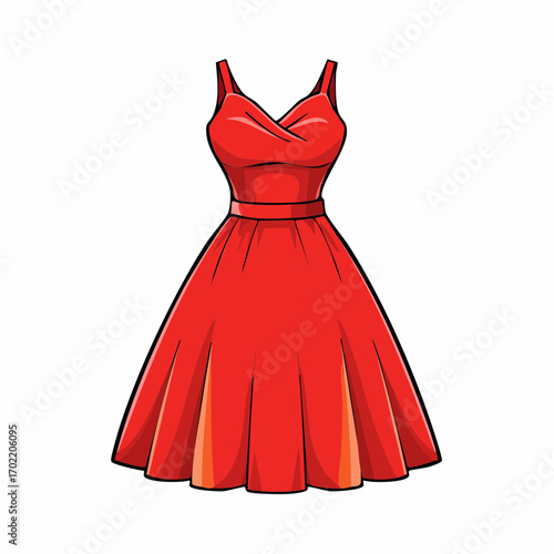 Rotes Kleid