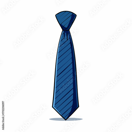 Blaue Krawatte