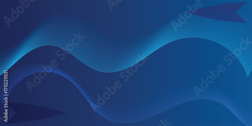 Abstract blue background with flowing lines for futuristic concept. Dynamic waves. modern vector illustration eps 10