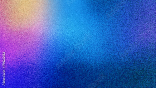 Colorful Pink Yellow Turquoise Gradient Noisy Grain Background Texture Light Gradient Grainy Abstract Vector with Pastel Purple Mesh Blur Design