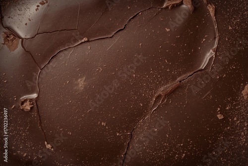 chocolate, milk, mixture, liquid, rough, texture, swirl, streak, brown, white, creamy, viscous, uneven, clump, chunks, sand, top-down, surface, glossy, reflective, high-detail, realistic, photorealist