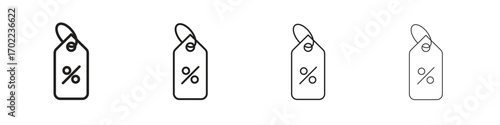 Tags icon vector graphics. black style vector icons