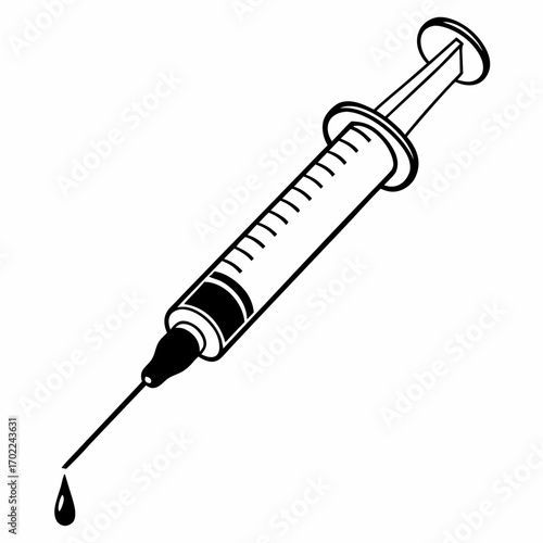 syringe with needle