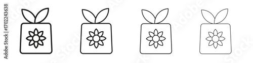 Furoshiki icon vector graphics. black style vector icons