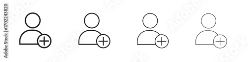 Following icon vector graphics. black style vector icons