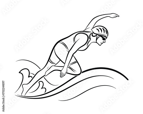 Olympic Swimming Competition: Speed, Strength, Glory in Water