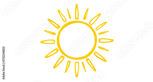 sun illustration vector, glowing heat circle, shiny solar disk, sunny beam artwork, sunshine contour design, brilliant rays silhouette, warm season emblem, golden sparkle sun, light diffusion icon, ho