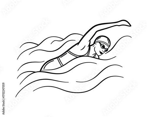Olympic Swimming Competition: Speed, Strength, Glory in Water