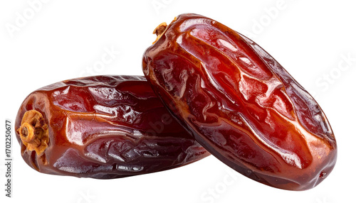 Dates isolated on white, dried sweet dates are a healthy, organic, and delicious fruit snack