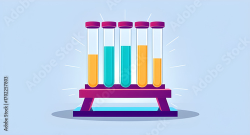 medical test tubes illustration, cartoon chemistry icons, funny science glassware, education test tubes cartoon, cartoon test tube rack, potion tubes cartoon, chemical experiment drawing, test tubes w