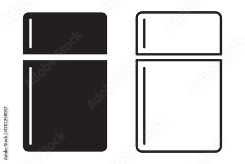 Fridge icon. fridge vector icons for web design isolated on white background eps 10
