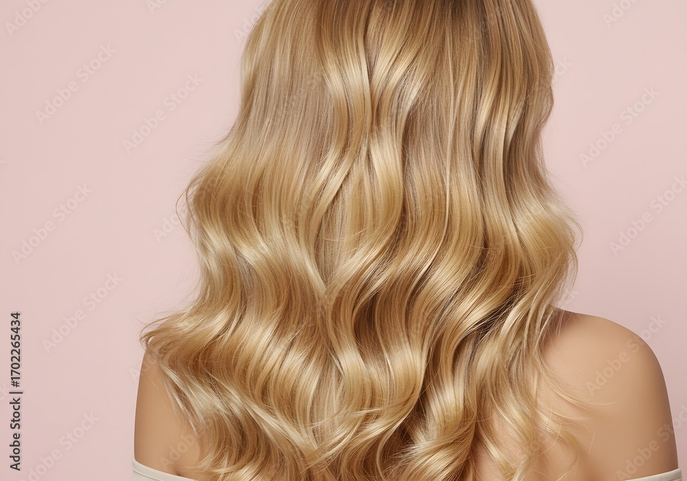 Fototapeta premium long hair style