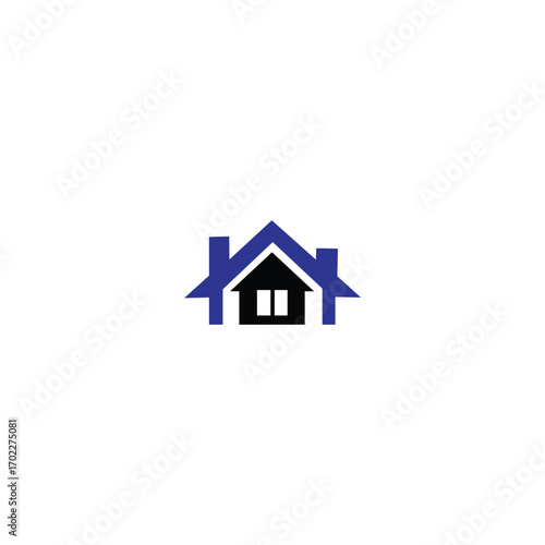 property icon logo design vector