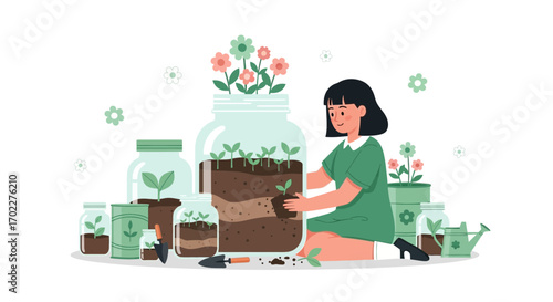 Creating A Green Sanctuary: A Visual Chronicle of Nurturing and Cultivating Growth Indoors